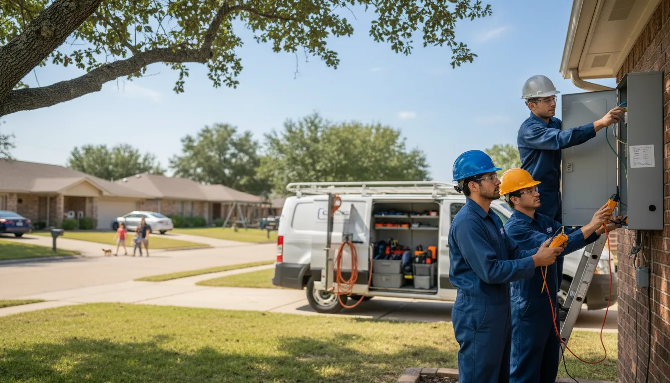 Certified electrician providing emergency electrical services in Guilford, MO